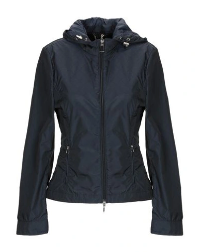 Shop Geox Jackets In Dark Blue