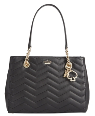 Shop Kate Spade New York Reese Park Courtinee Shoulder Bag In Black/gold