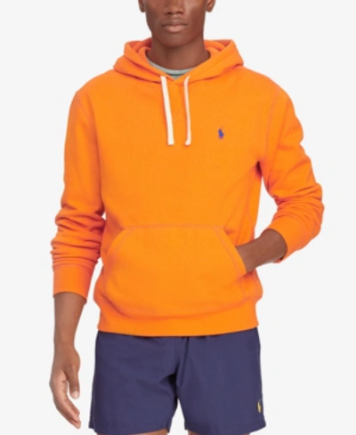 Polo Ralph Lauren Men's Fleece Hoodie In Sailing Orange | ModeSens