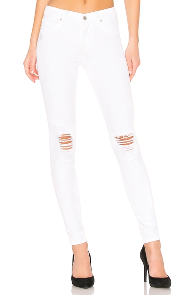 Shop Hudson Jeans Nico Midrise Ankle Super Skinny. In White Rapids