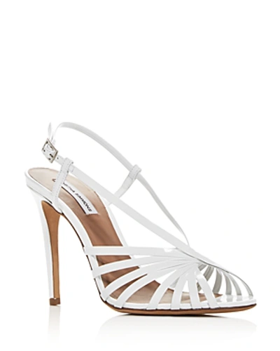 Shop Tabitha Simmons Women's Jazz Strappy Slingback High-heel Sandals In White