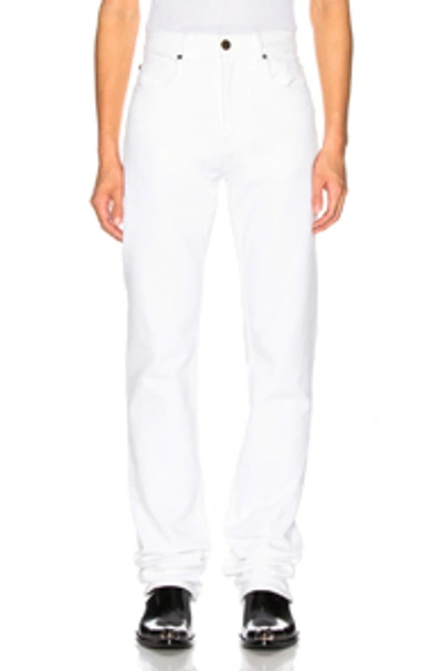 Shop Calvin Klein 205w39nyc Stretch Jeans In Optic White