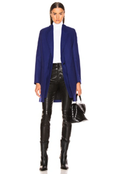 Shop Rag & Bone Kaye Coat In Blue In Bright Blue