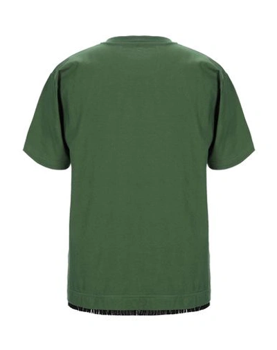 Shop Golden Goose T-shirts In Military Green