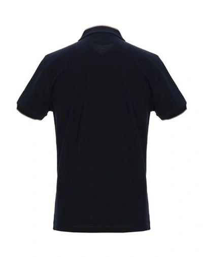 Shop Brunello Cucinelli Polo Shirt In Dark Blue