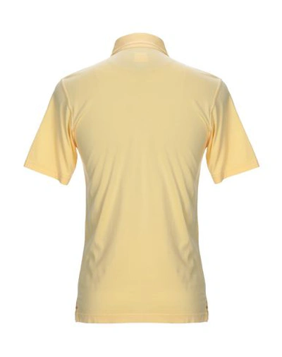 Shop Fedeli Polo Shirt In Yellow