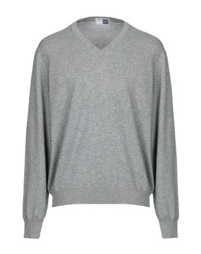 Shop Fedeli Sweaters In Grey