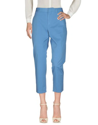 Shop Altea Casual Pants In Pastel Blue