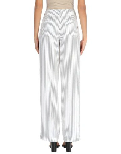 Shop Dondup Woman Pants White Size 31 Viscose, Silk