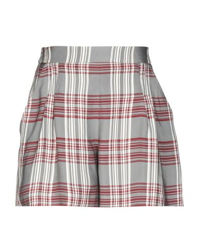 Shop Markus Lupfer Woman Shorts & Bermuda Shorts Burgundy Size S Viscose In Red