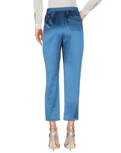 Shop Alexander Wang T Cropped Pants & Culottes In Blue
