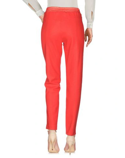 Shop Marc Cain Casual Pants In Red