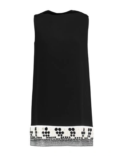 Shop Vionnet Short Dress In Black