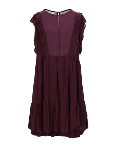 Shop Zadig & Voltaire Woman Mini Dress Deep Purple Size M Viscose
