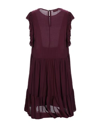 Shop Zadig & Voltaire Woman Mini Dress Deep Purple Size M Viscose