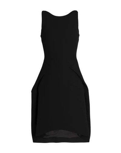 Shop Amanda Wakeley Knee-length Dress In Black