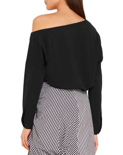 Shop Tibi Blouses In Black