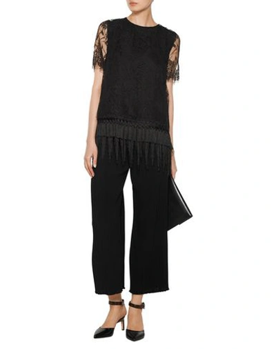 Shop Adam Lippes Blouses In Black