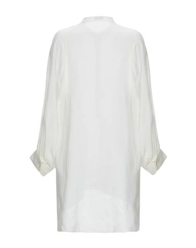 Shop Joseph Solid Color Shirts & Blouses In White