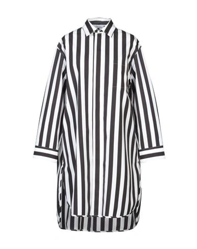 Shop Krizia Striped Shirt In Black