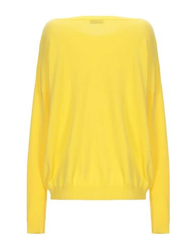 Shop Liu •jo Sweaters In Yellow