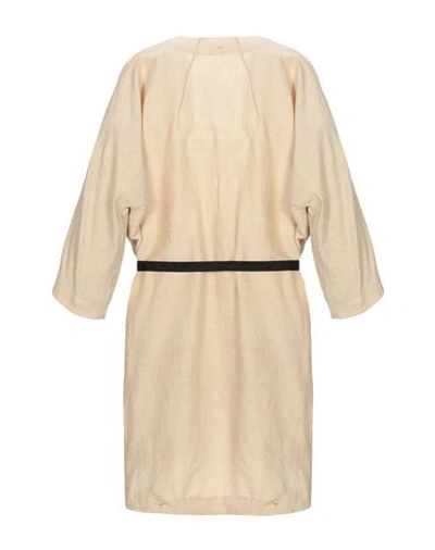 Shop Simona Tagliaferri Overcoats In Beige