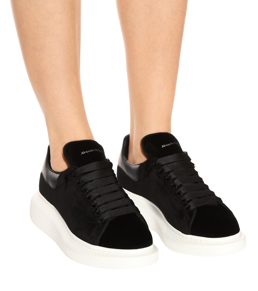 alexander mcqueen sneaker velvet