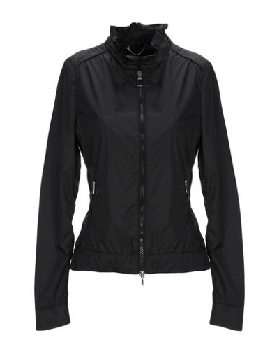Shop Geox Full-length Jacket In Black