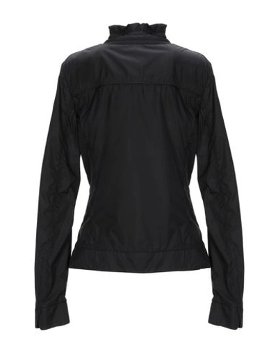 Shop Geox Full-length Jacket In Black
