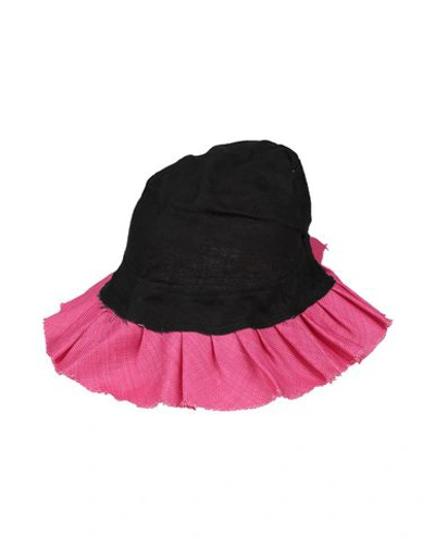 Shop Bernstock Speirs Hats In Fuchsia