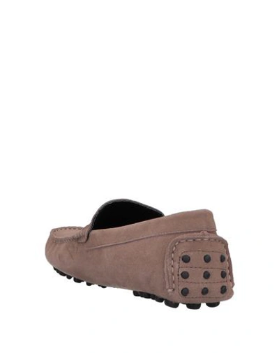 Shop Versace Jeans Loafers In Light Brown