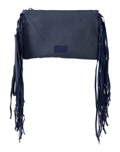 Shop Fisico Handbags In Dark Blue