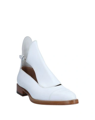 Shop Francesco Russo Ankle Boots In White