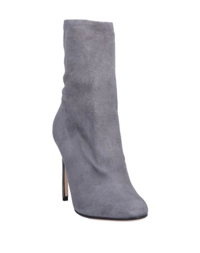 Shop Francesco Russo Ankle Boot In Grey