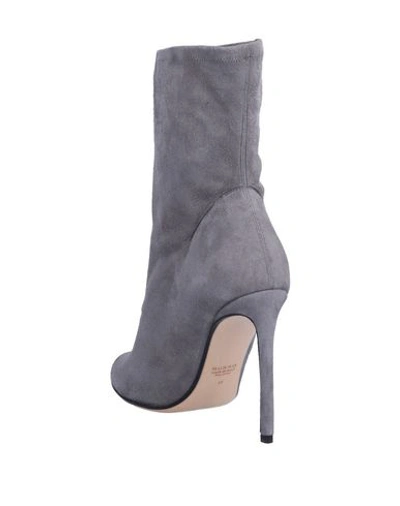 Shop Francesco Russo Ankle Boot In Grey