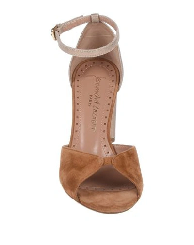 Shop Jean-michel Cazabat Sandals In Camel