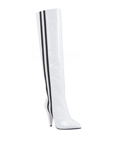 Shop Alchimia Di Ballin Woman Knee Boots White Size 7 Soft Leather