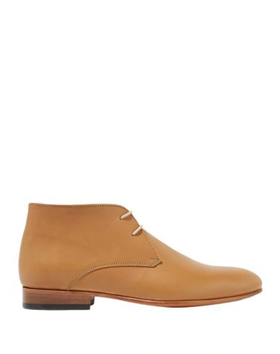 Shop Dieppa Restrepo Ankle Boots In Tan