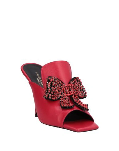 Shop Angela Chiara Venezia Sandals In Red