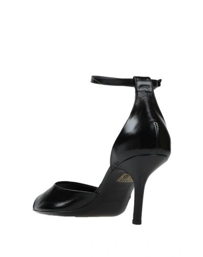 Shop Angela Chiara Venezia Sandals In Black