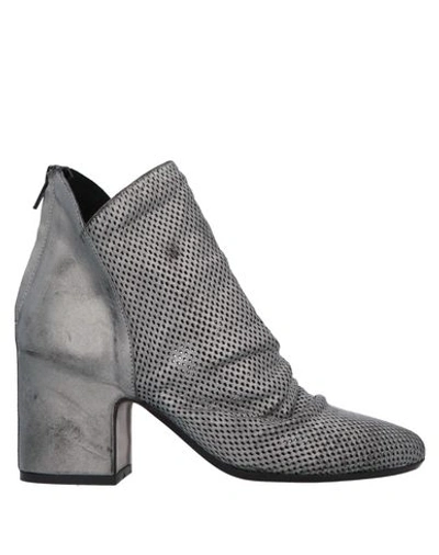Shop Fiorifrancesi Ankle Boots In Silver