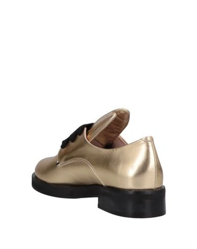 Shop Minna Parikka Laced Shoes In Gold