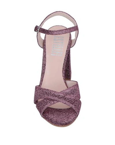 Shop Estelle Sandals In Fuchsia
