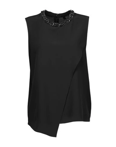 Shop Magaschoni Tops In Black