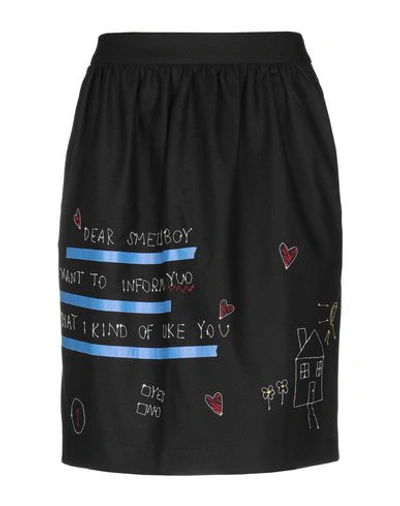 Shop Jimi Roos Knee Length Skirt In Black