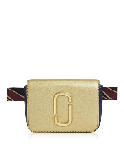 Shop Marc Jacobs Hip Shot Bag In Gold