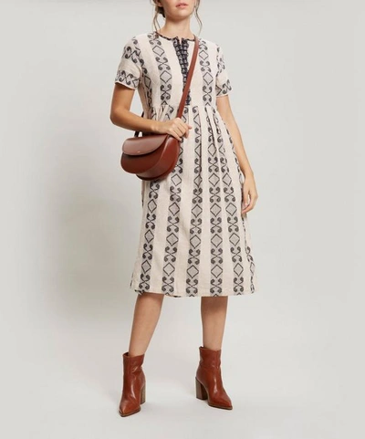 Shop Ace And Jig Ashcroft Cotton Dress In Pirovette