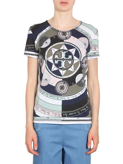 Shop Tory Burch Constellation Print T-shirt In Multicolor
