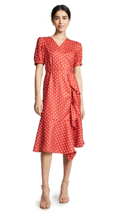 Shop Stylekeepers The Breezy Dress In Red Polka Dots