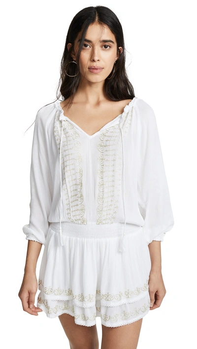 Shop Ondademar Short Dress In White